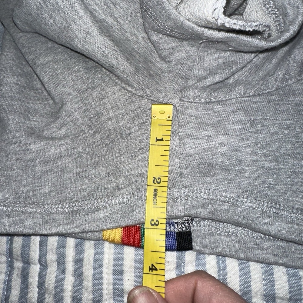 SUPERDRY CO  Rainbow Short Shorts Size 12 Gray  Carly Carnival - Picture 8 of 12